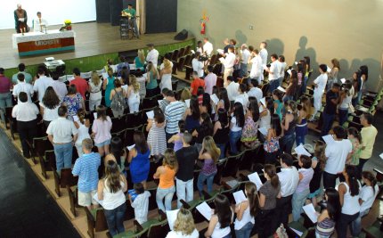 Medicina teve programação especial para receber calouros